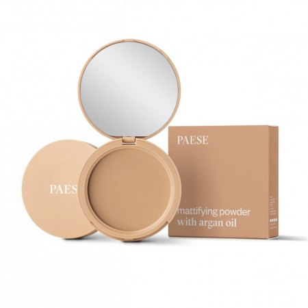 Pudra compacta - Pudra matifianta cu ulei de argan, Mattifying Powder with Argan Oil - 8g