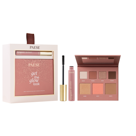 Ten - SET DOUBLE GLOW LOOK ( MASCARA DOUBLE SERUM + GET THE GLOW MULTI-FUNCTION FACE AND EYE PALETA MAKE UP)