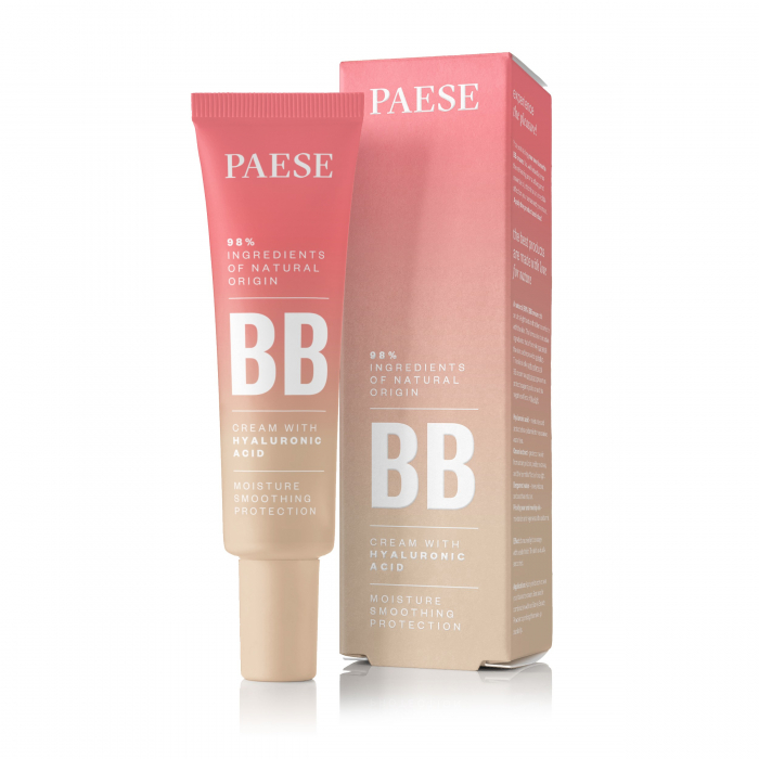 Cremă BB PAESE cu acid hialuronic 03W Natural, 30 ml [2]
