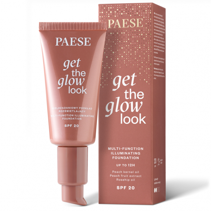 Fond de ten iluminator multifuncțional PAESE 1N Light Beige SPF 20, 30 ml [2]
