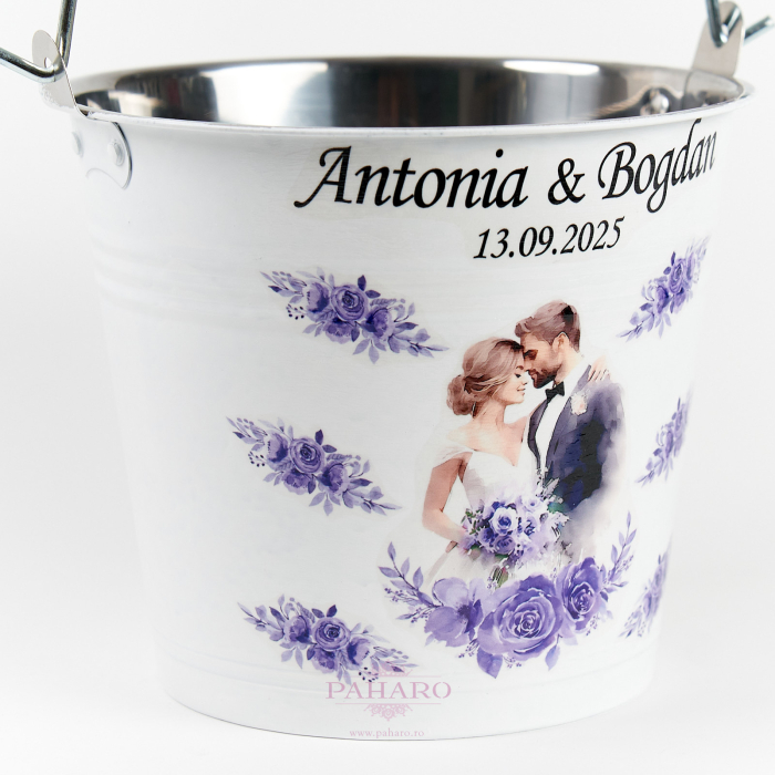 Găleată FLORAL - 103B - Mov - [4]