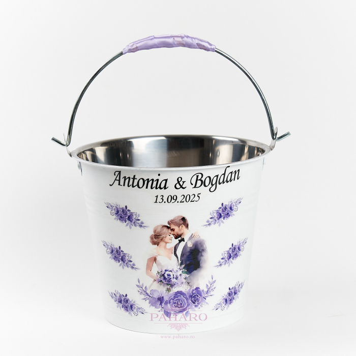 Găleată FLORAL - 103B - Mov - [3]