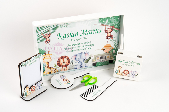 Set Tăiere Moț Personalizat – Tematică Safari - STMX01 [2]