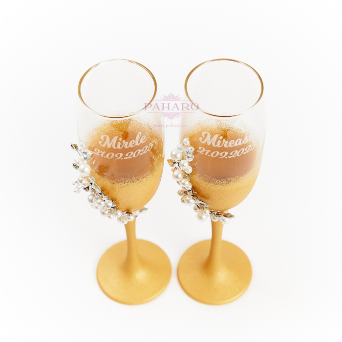 Set pahare "GOLD & PEARLS" -GPE-01 [5]