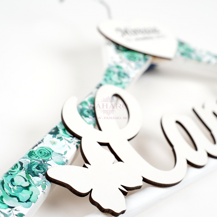 Umeraș Mireasa FLORAL  - 401- Verde [4]