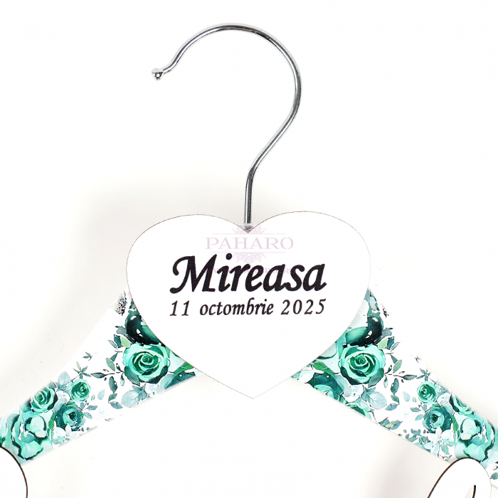 Umeraș Mireasa FLORAL  - 401- Verde [3]