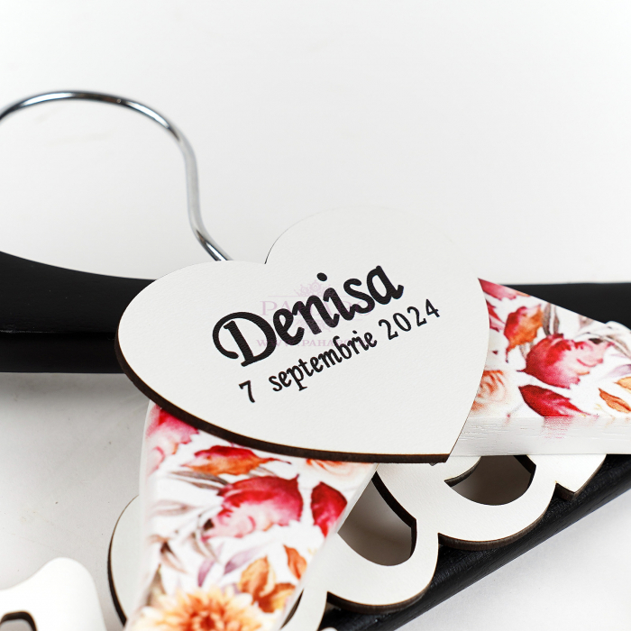 Umeraș Mireasa FLORAL  - 5X7-  Roșu Galben [3]