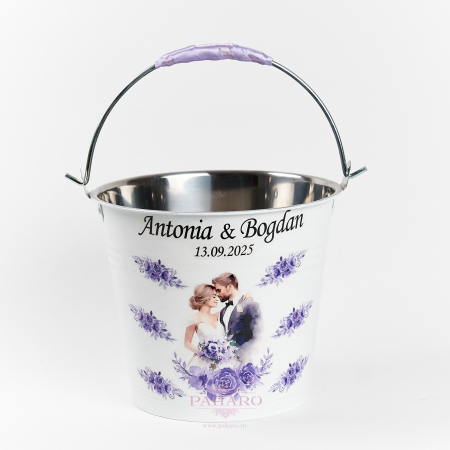 Găleată FLORAL - 103B - Mov - [2]