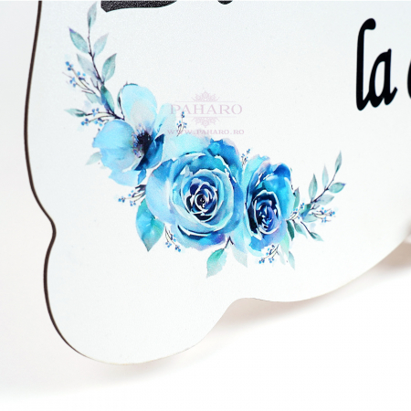 Panou Personalizat  „ Bine ați venit !” - 301 T1 - Albastru [1]