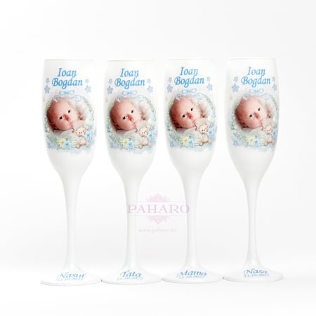 PAHARE BOTEZ - Set 4 Pahare Botez - BX03