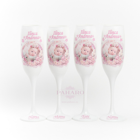 PAHARE BOTEZ - Set 4 Pahare Botez - BX04