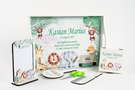 Set Tăiere Moț Personalizat – Tematică Safari - STMX01 [2]