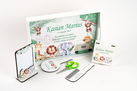 Set Tăiere Moț Personalizat – Tematică Safari - STMX01 [1]