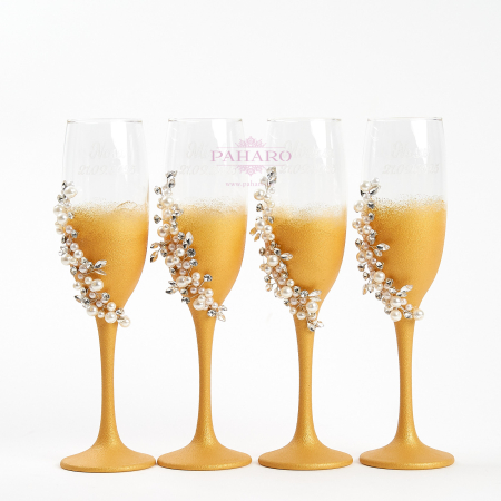 Set pahare "GOLD & PEARLS" -GPE-01 [5]