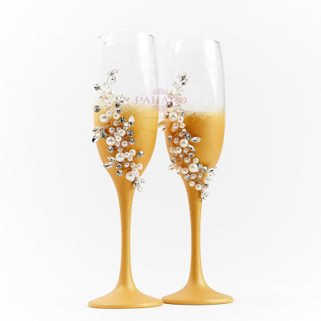 Set pahare "GOLD & PEARLS" -GPE-01 [2]