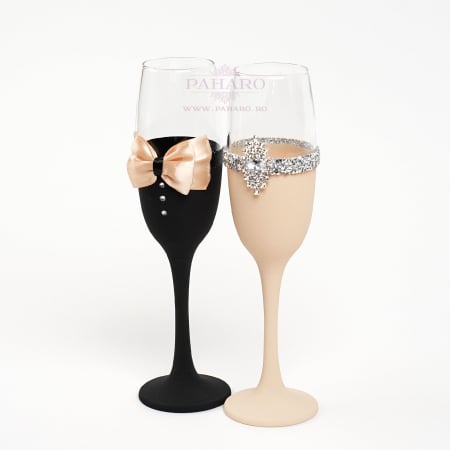 Set pahare "COLORIS" diferite culori - pentru nasi/socrii [3]