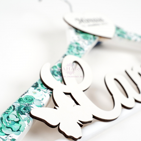 Umeraș Mireasa FLORAL  - 401- Verde [3]