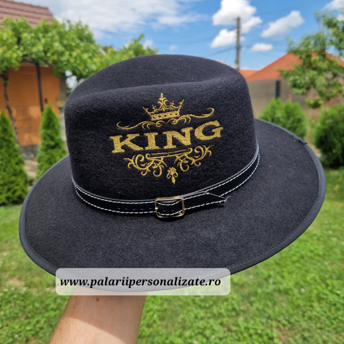 Pălărie neagră "KING" [3]