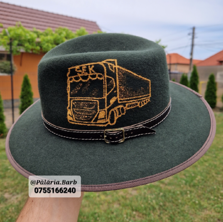 Pălărie verde cu TIR pictat [2]