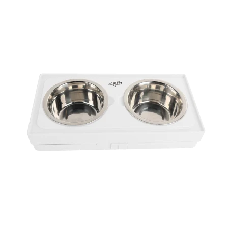 All for Paws Adjustable Double Feeder cu Doua Boluri 2x750 ML [5]