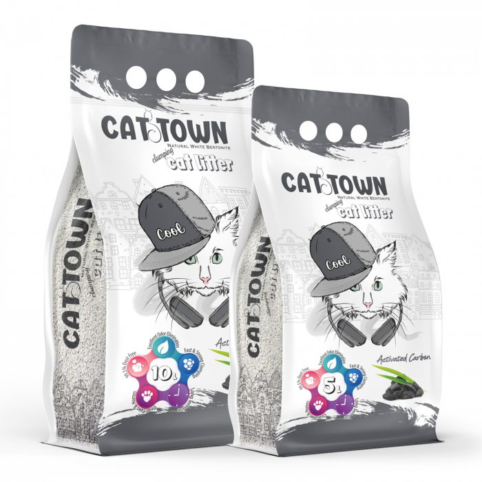 Asternut Igienic Cat Town Carbon Activ pentru Pisici [2]