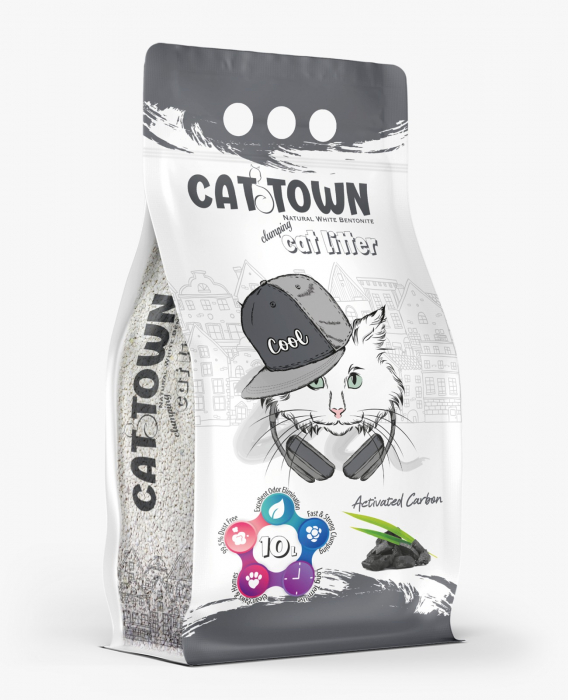 Asternut Igienic Cat Town Carbon Activ pentru Pisici [1]