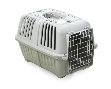 Leopet Cusca Transport Pratiko cu Usa Metalica 55x36x36 Cm [3]