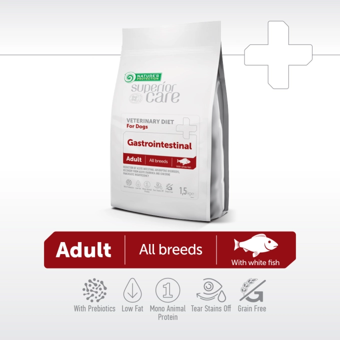 Nature's Protection Veterinary Diet Gastrointestinal White Fish Adult All Breeds [3]