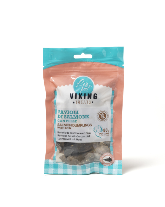 Viking Recompense Ravioli de Somon cu Piele 80 Gr [1]