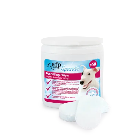 Igiena Orala si Dentara - All for Paws Go Fresh Servetele Dentare pentru Deget 50 Buc
