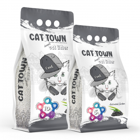 Asternut Igienic Cat Town Carbon Activ pentru Pisici [1]