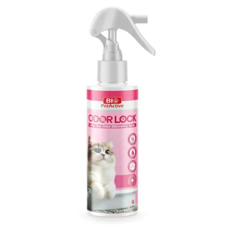 Igiena Auriculara - Bio PetActive Odor Lock Spray Eliminarea Mirosurilor pentru Litiera 250 ML