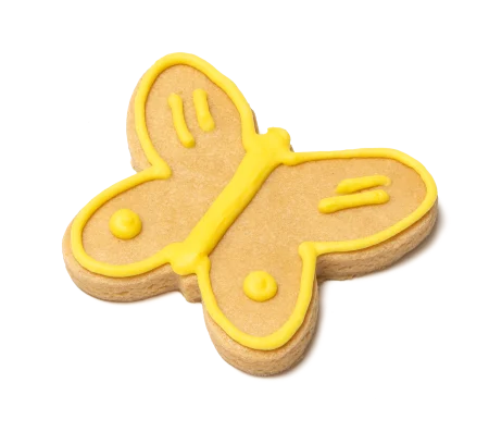Recompense si Delicii pentru Caini - Doggyebag Biscuit Artizanal Butterfly cu Glazura de Iaurt pentru Caini 30 Gr