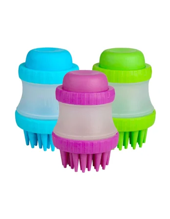 Sampoane, balsamuri si parfumuri - Leopet Perie din Silicon Splendy cu Dispenser pentru Sampon