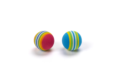 Pisici - Leopet Set 2 Mingi Eva pentru Pisici
