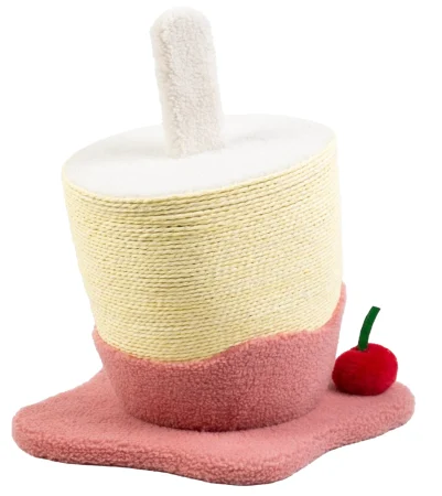 Jucarii Pisici - Leopet Sisal Cherry Pop Cat 30,5×39×43 Cm