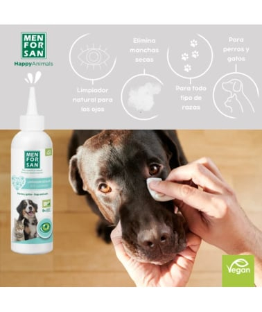 Menforsan Solutie Naturala pentru Curatarea Ochilor la Caini si Pisici 125 ML [2]