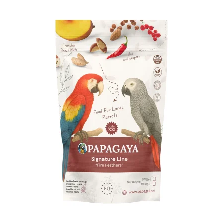 Hrana Pasari - Papagaya Signature Line Fire Feathers Hrana pentru Papagali de Talie Mare