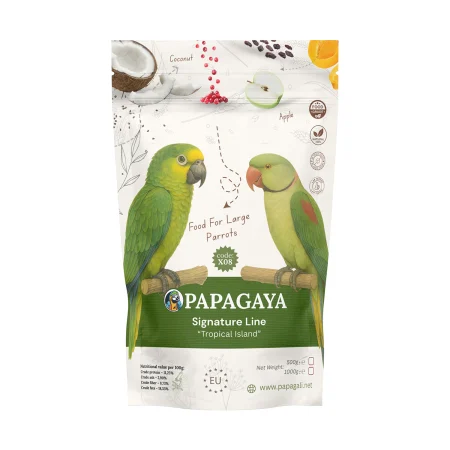 Hrana Pasari - Papagaya Signature Line Tropical Island Hrana pentru Papagali de Talie Mare