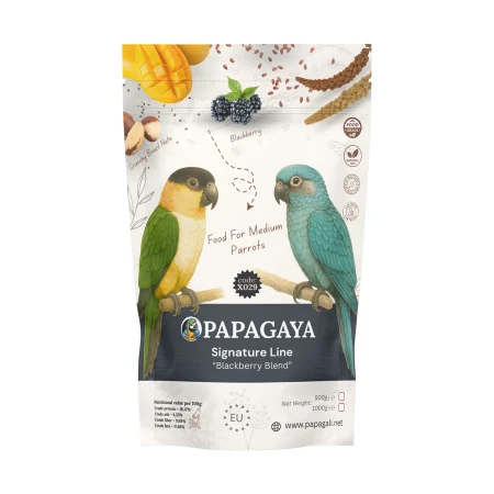 Hrana Pasari - Papagaya Signature Line Blackberry Blend Hrana pentru Papagali de Talie Medie