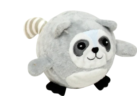 Jucarii Caini - Pawise Happy Bouncer Raccoone 8 Cm