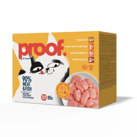Proof - Proof Multipack Multiflavor Hrana Umeda pentru Pisici 12x85 Gr