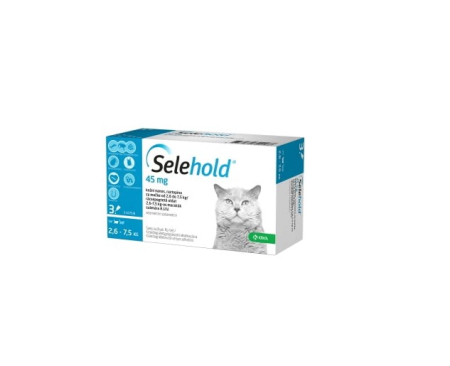 Pisici - Selehold Spot On pentru Pisica 3 Pipete