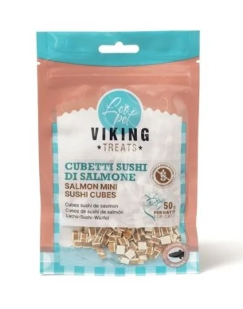 Pisici - Viking Cat Recompense Mini Cubulete Sushi cu Somon 50 Gr