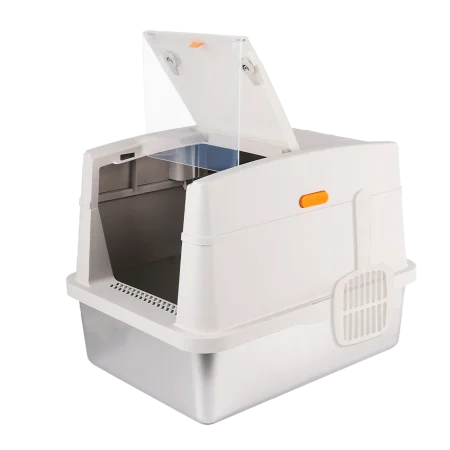 Import - Afp Go Fresh Cat Litter Box din Otel Inoxidabil