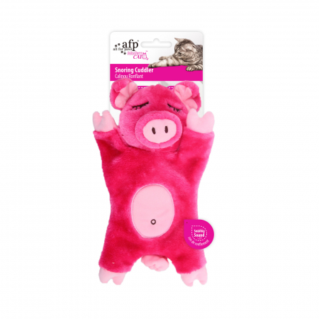 Jucarii Pisici - All for paws Jucarie Snoring Cuddler Pig