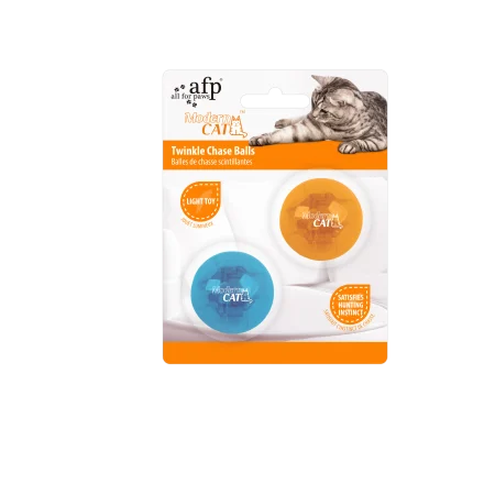 Pisici - All for Paws Jucarie Twinkle Chase Balls pentru Pisici