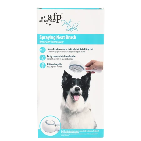 Import - All for Paws Pet Salon Perie cu Spray pentru Caini
