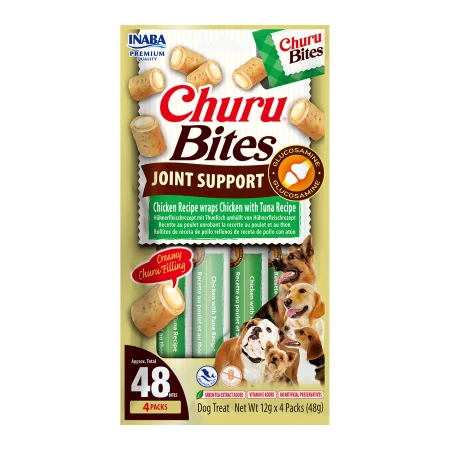 Import - Churu Bites Joint Support Recompense cu Pui si Ton pentru Caini