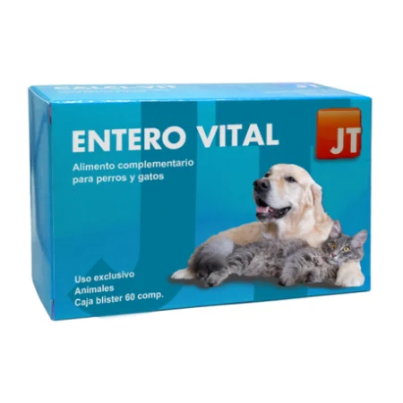 Import - JT Entero Vital Suport Digestiv pentru Caini si Pisici 60 Tablete
